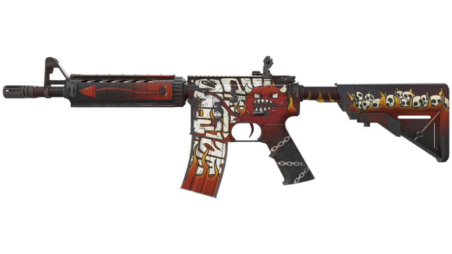 M4A4 | Hellfire (Field-Tested)