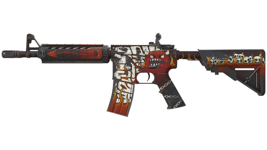 M4A4 | Hellfire (Field-Tested)