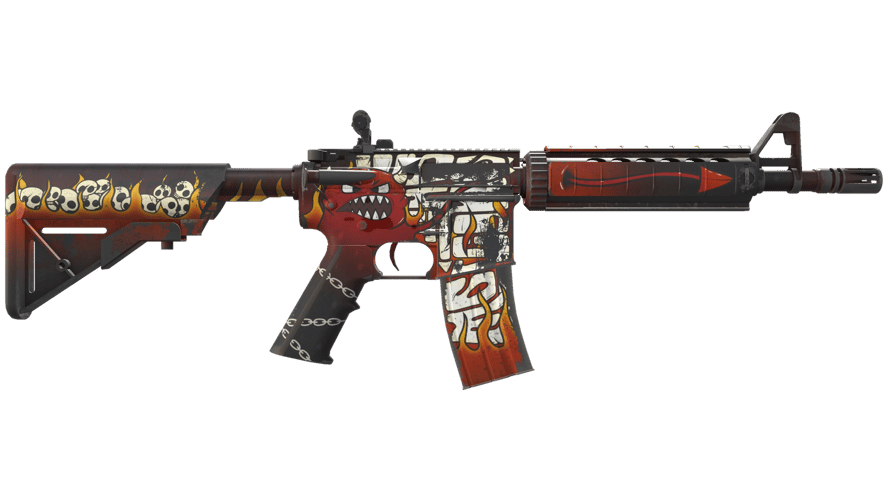 M4A4 | Hellfire (Minimal Wear)