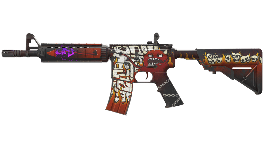 M4A4 | Hellfire (Minimal Wear)