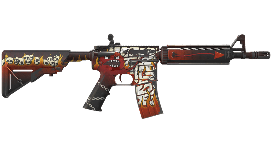 M4A4 | Hellfire (Minimal Wear)