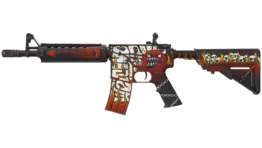 M4A4 | Hellfire (Minimal Wear)