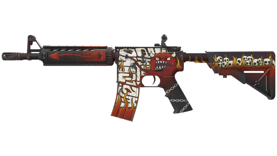 M4A4 | Hellfire (Minimal Wear)