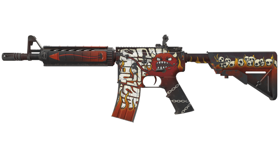 M4A4 | Hellfire (Minimal Wear)