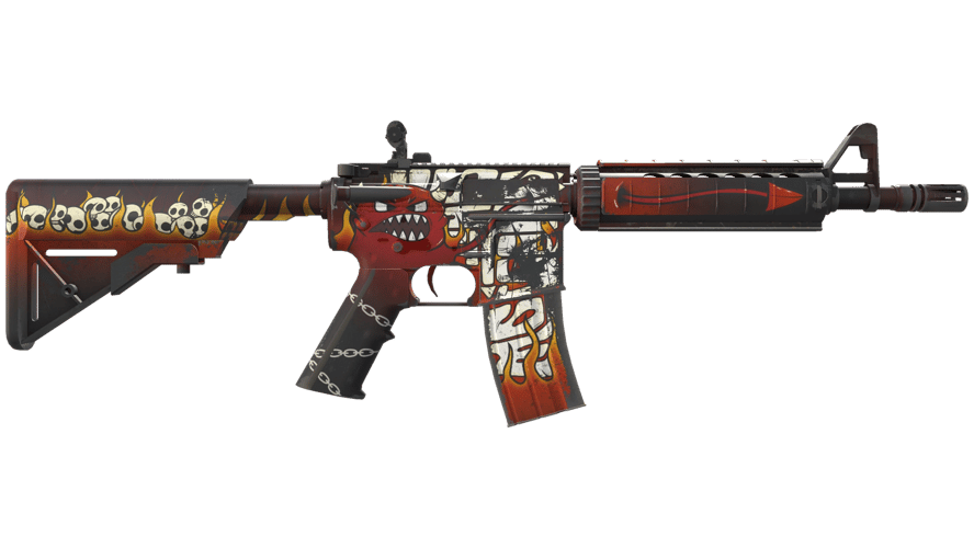 M4A4 | Hellfire (Minimal Wear)