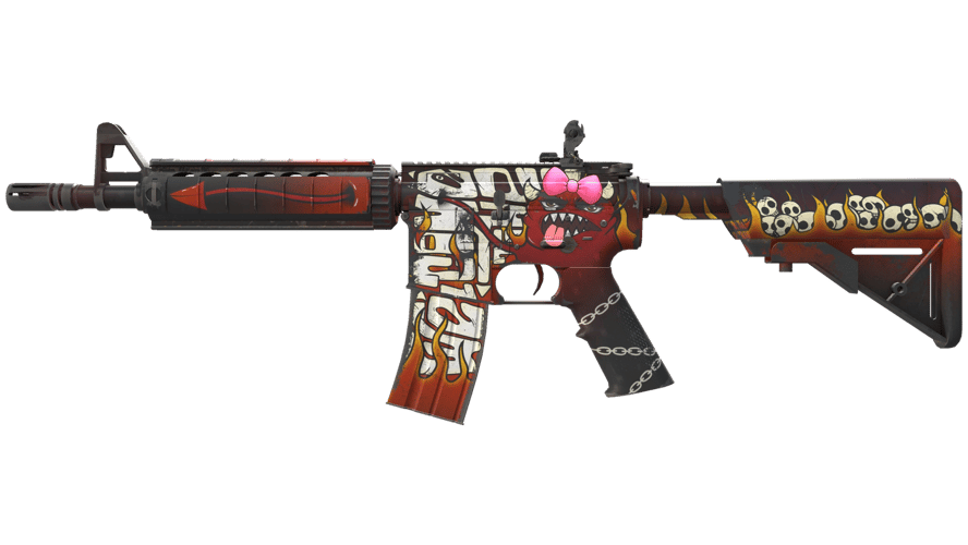 M4A4 | Hellfire (Minimal Wear)