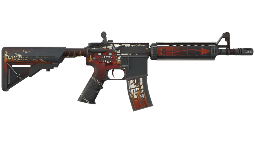 M4A4 | Hellfire (Well-Worn)