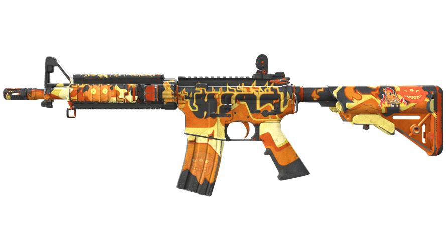 M4A4 | Hellish (Battle-Scarred)