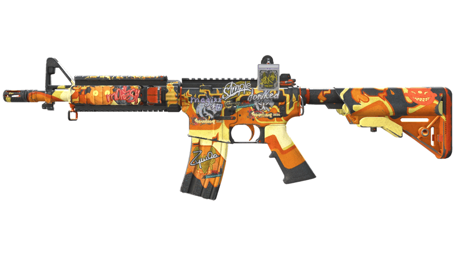 M4A4 | Hellish (Well-Worn)