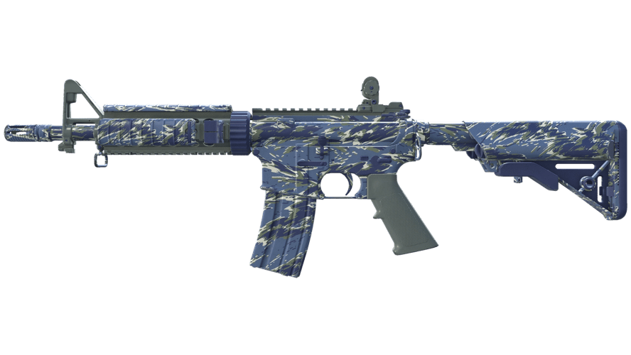 M4A4 | Naval Shred Camo (Minimal Wear)
