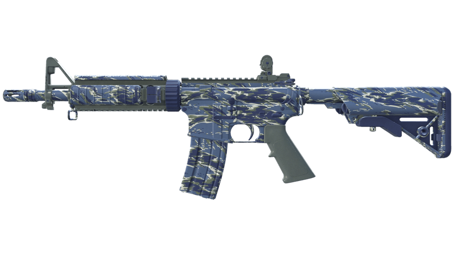 M4A4 | Naval Shred Camo (Minimal Wear)
