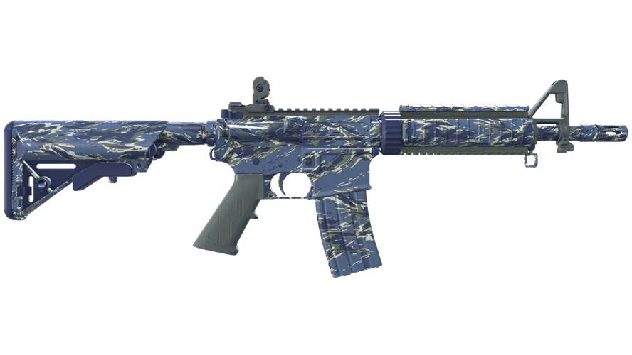 M4A4 | Naval Shred Camo (Minimal Wear)