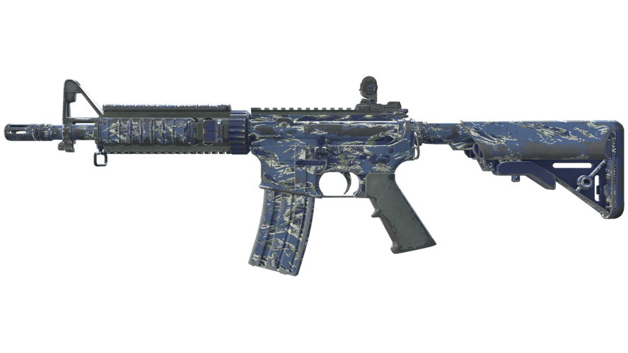 M4A4 | Naval Shred Camo (Well-Worn)
