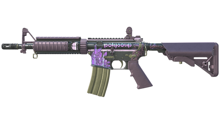 M4A4 | Polysoup (Well-Worn)