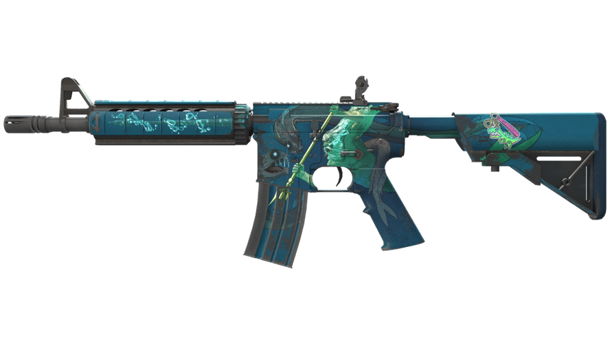 M4A4 | Poseidon (Minimal Wear)