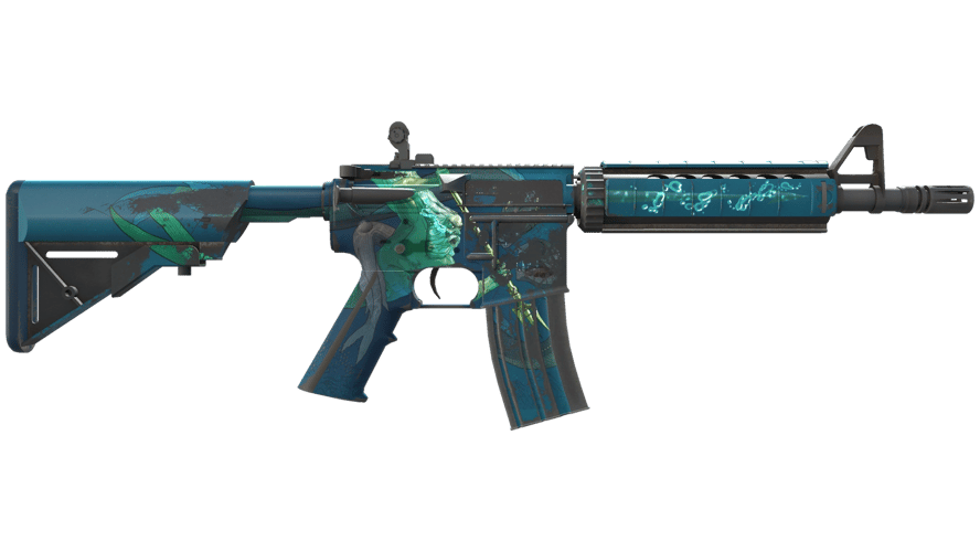 M4A4 | Poseidon (Minimal Wear)