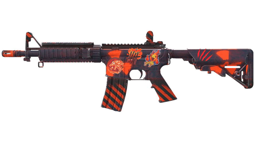 M4A4 | Radiation Hazard (Minimal Wear)