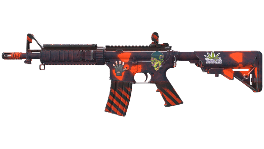 M4A4 | Radiation Hazard (Minimal Wear)