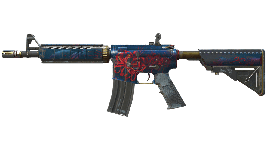 M4A4 | Spider Lily (Battle-Scarred)