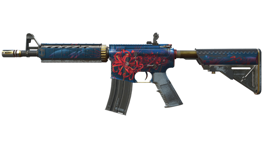 M4A4 | Spider Lily (Battle-Scarred)