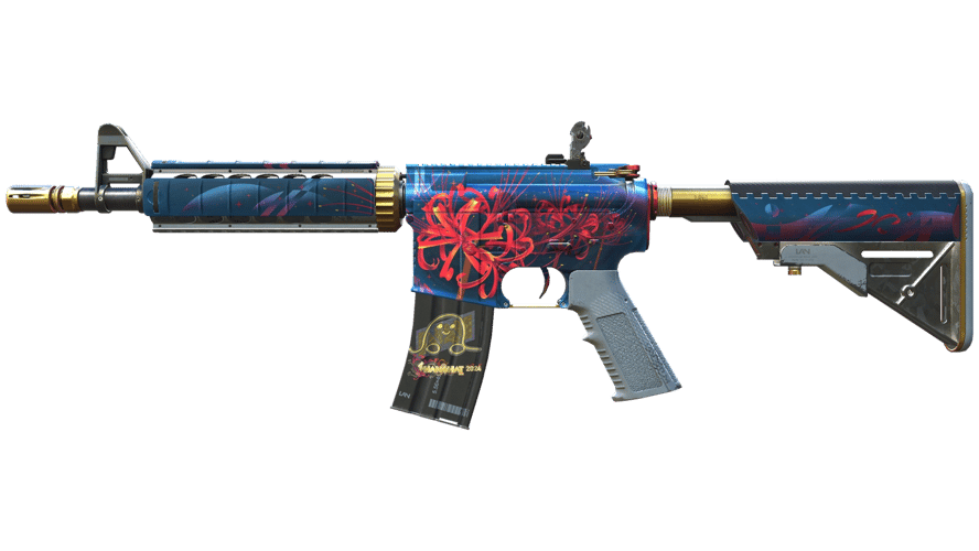 M4A4 | Spider Lily (Minimal Wear)