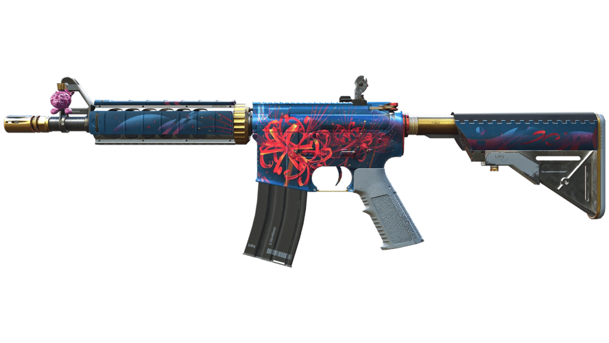 M4A4 | Spider Lily (Minimal Wear)