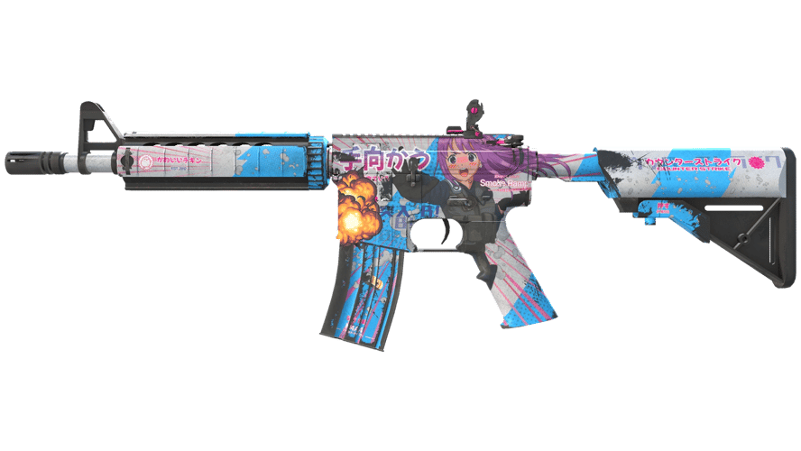 M4A4 | Temukau (Well-Worn)