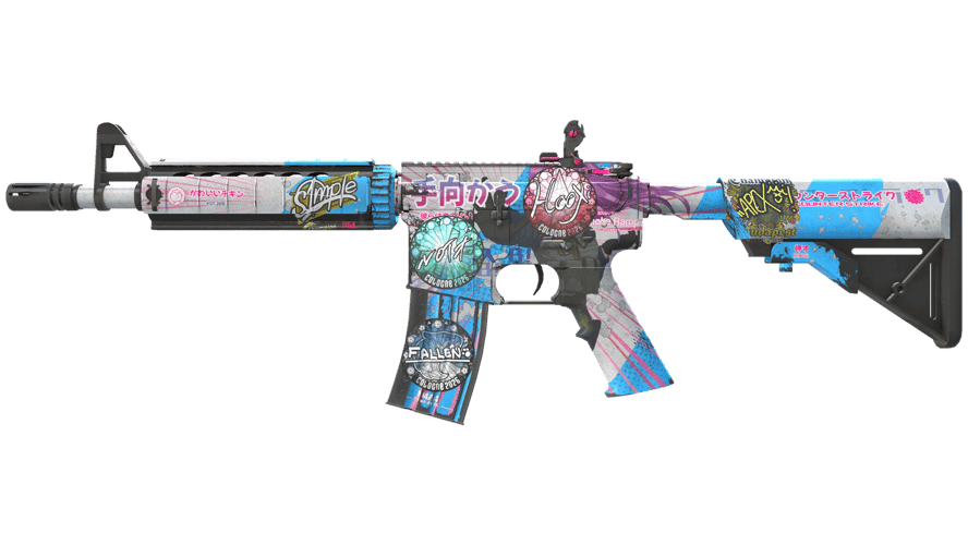 M4A4 | Temukau (Well-Worn)