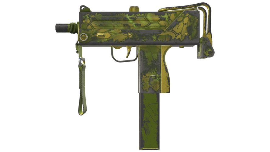 MAC-10 | Acid Hex (Battle-Scarred)