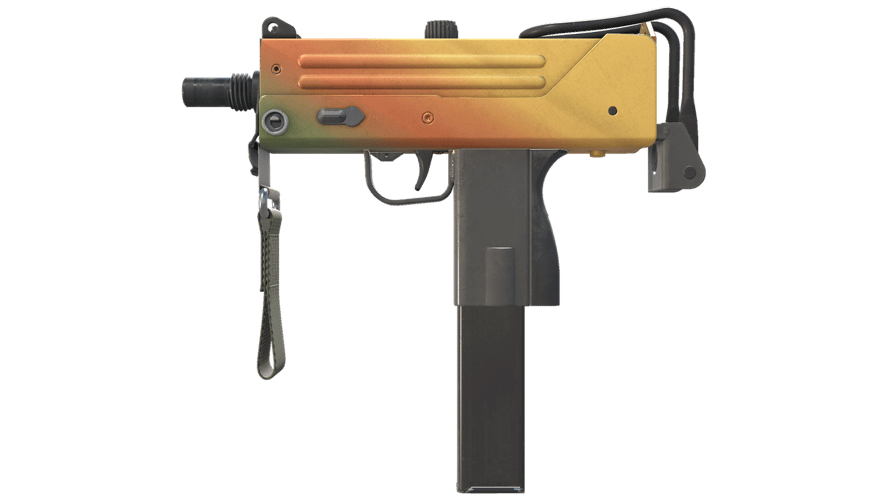 MAC-10 | Amber Fade (Minimal Wear)