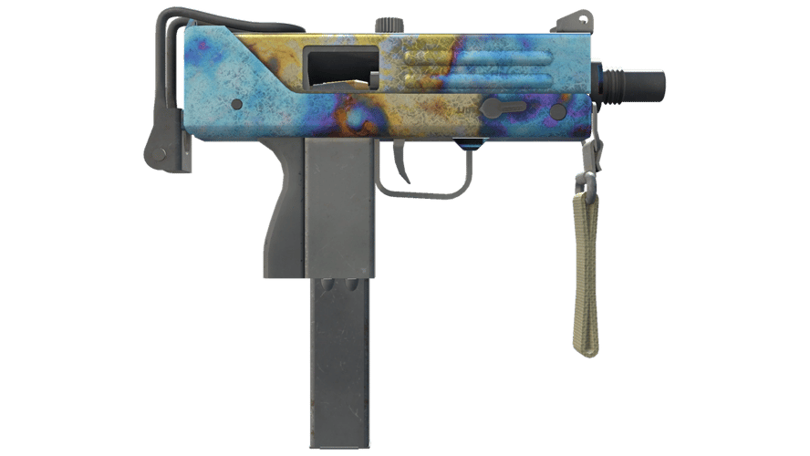 MAC-10 | Case Hardened (Well-Worn)