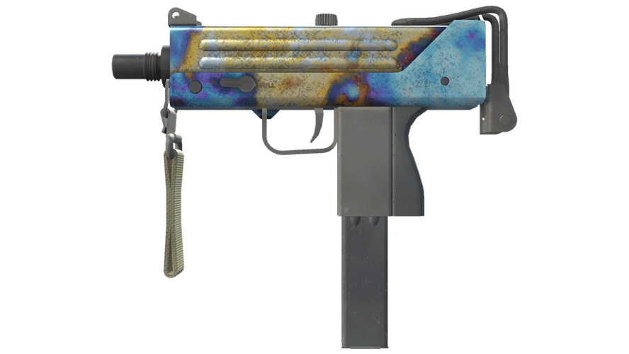 MAC-10 | Case Hardened (Well-Worn)