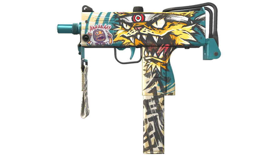 MAC-10 | Cat Fight (Minimal Wear)