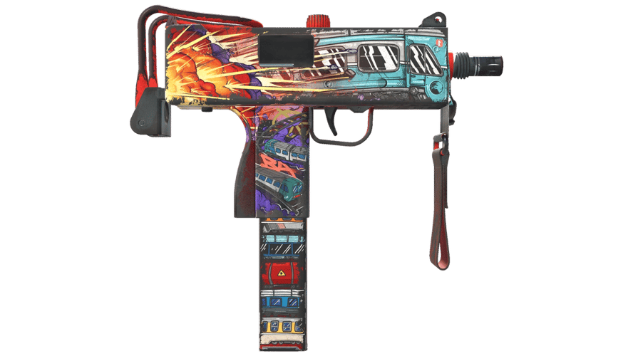 MAC-10 | Derailment (Battle-Scarred)