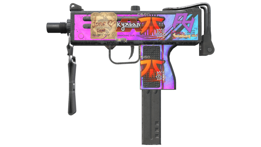 MAC-10 | Disco Tech (Battle-Scarred)