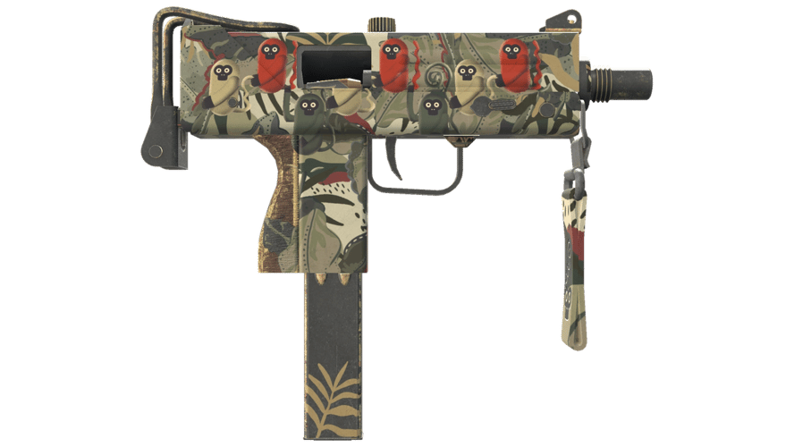 MAC-10 | Monkeyflage (Minimal Wear)