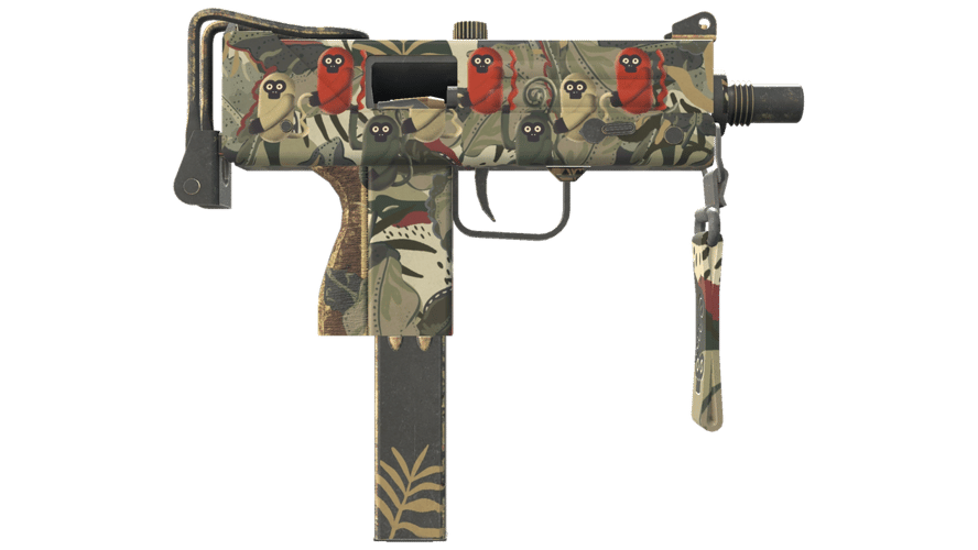 MAC-10 | Monkeyflage (Minimal Wear)