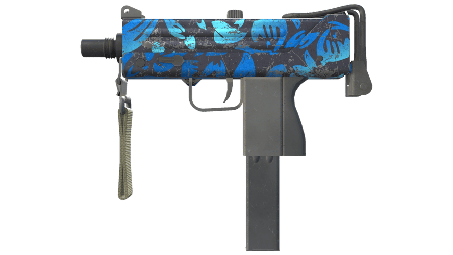 MAC-10 | Oceanic (Well-Worn)