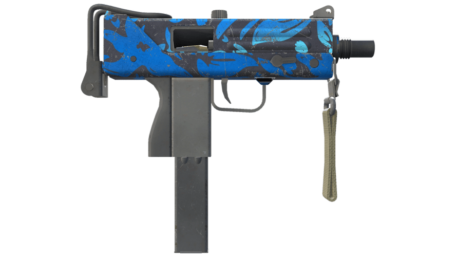 MAC-10 | Oceanic (Well-Worn)
