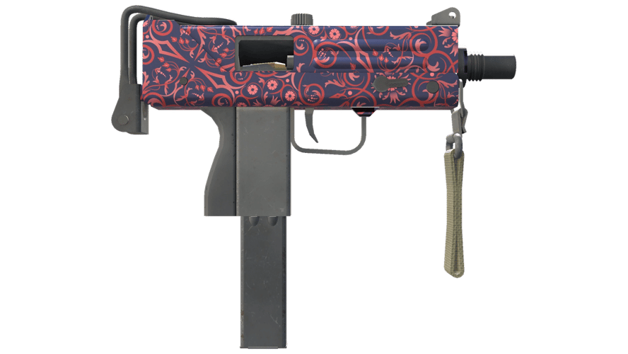 MAC-10 | Red Filigree (Factory New)
