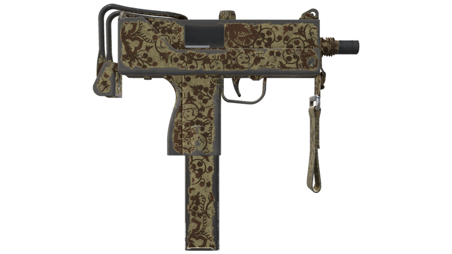 MAC-10 | Sienna Damask (Well-Worn)