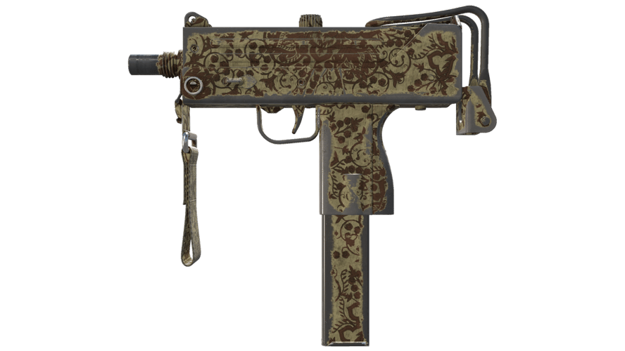 MAC-10 | Sienna Damask (Well-Worn)
