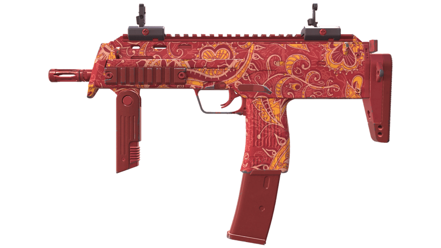 MP7 | Coral Paisley (Minimal Wear)