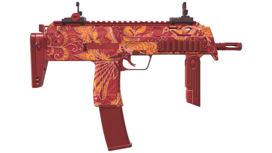 MP7 | Coral Paisley (Minimal Wear)
