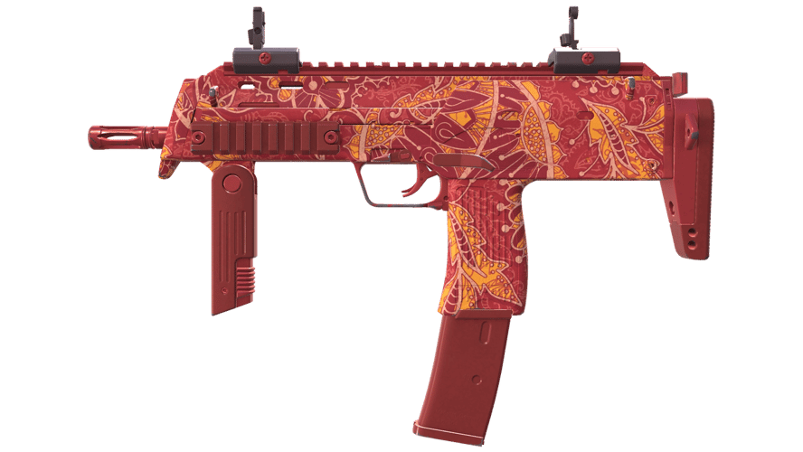 MP7 | Coral Paisley (Minimal Wear)