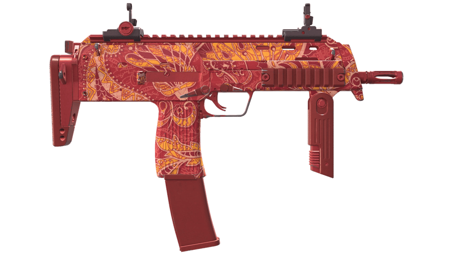 MP7 | Coral Paisley (Minimal Wear)