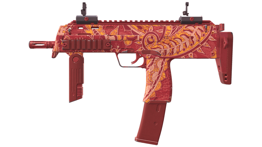 MP7 | Coral Paisley (Minimal Wear)