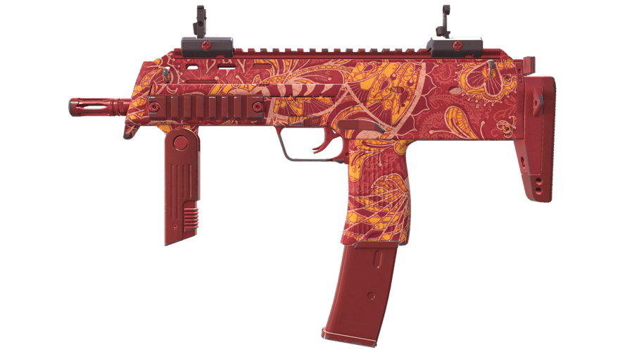 MP7 | Coral Paisley (Minimal Wear)