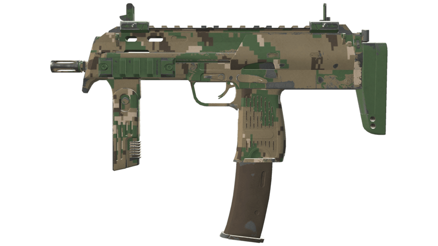 MP7 | Пиксельный камуфляж «Лес» (После полевых испытаний)