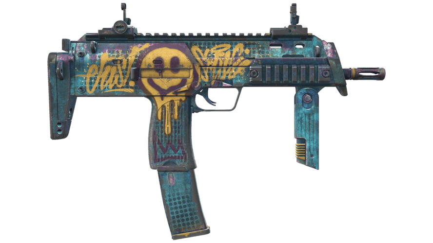 MP7 | Just Smile (Well-Worn)